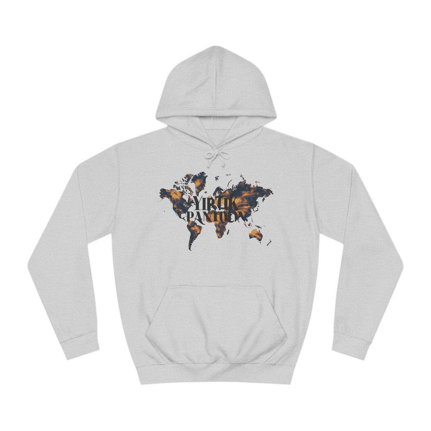 Yırtık Pantolon Unisex Seyahat Temalı Hoodie – Minimalist Tasarım ve Rahat Kesim