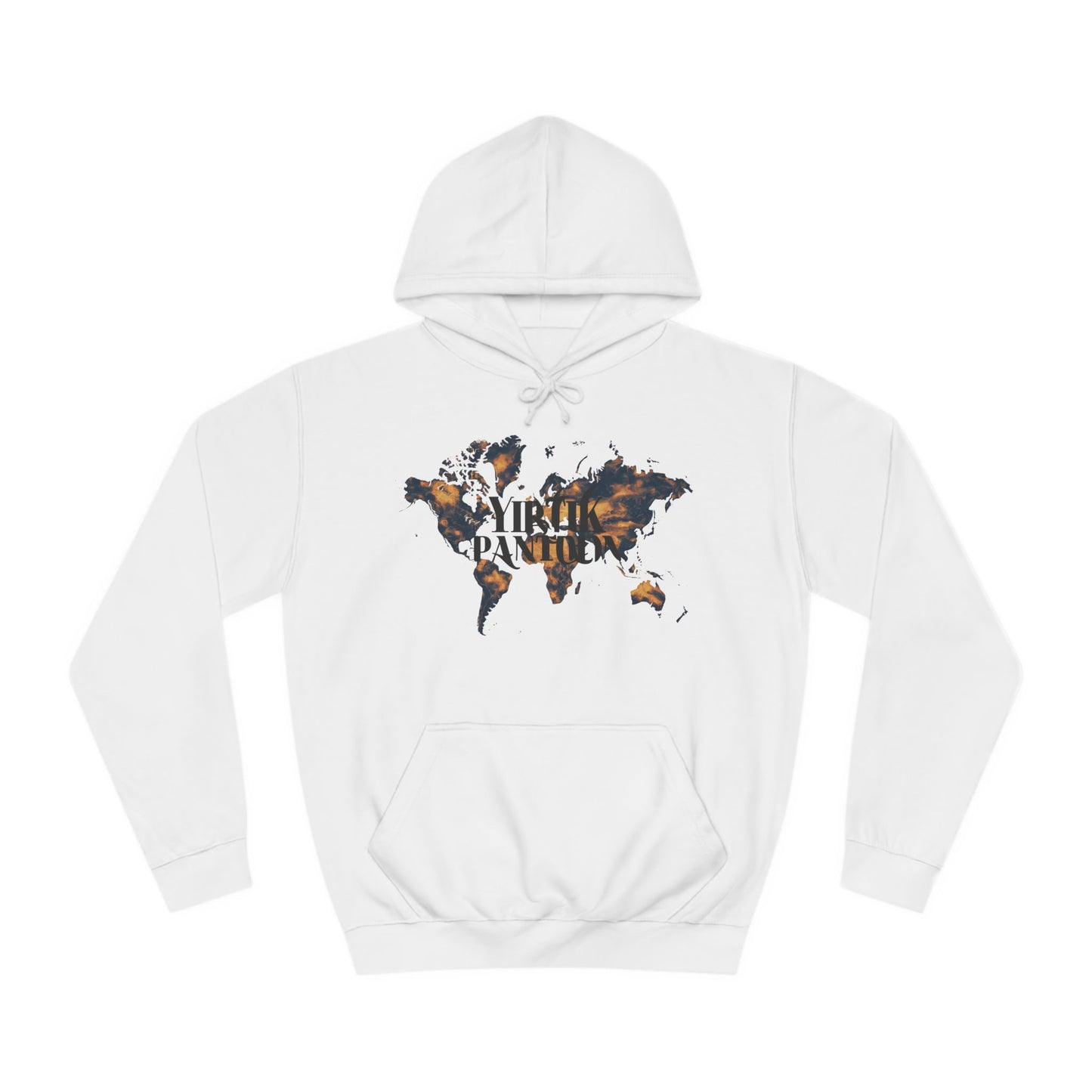 Yırtık Pantolon Unisex Seyahat Temalı Hoodie – Minimalist Tasarım ve Rahat Kesim