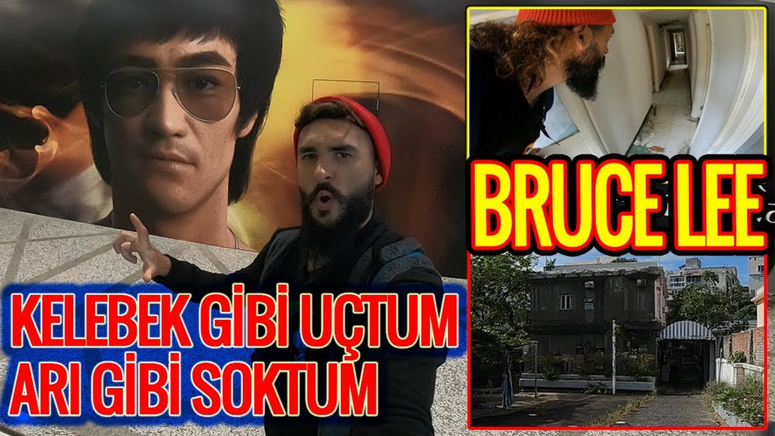 Bruce Lee'nin Hong Kong'daki çocukluk evine yapılan kaçak ziyaretin görüntüsü.