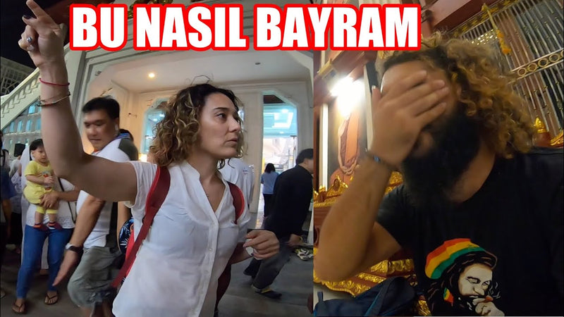 Budistlerin Büyük Buda Bayramı’nda ibadet ettikleri anları gösteren video kapağı.