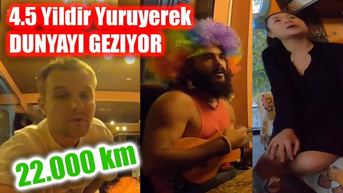 Meigo Mark’ın dünyayı yürüyerek gezme hikayesini anlatan video kapağı.