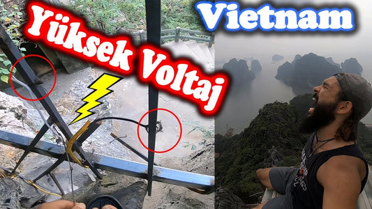 Vietnam’ın Halong Bay zirvesine kaçak tırmanış yaptığım anın videosu.