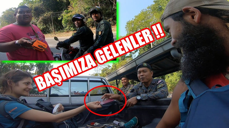 Koreli arkadaşımız ve iki Türk’ün Malezya’ya girişte yaşadığı zorlukları anlattığımız vlogdan bir kare.