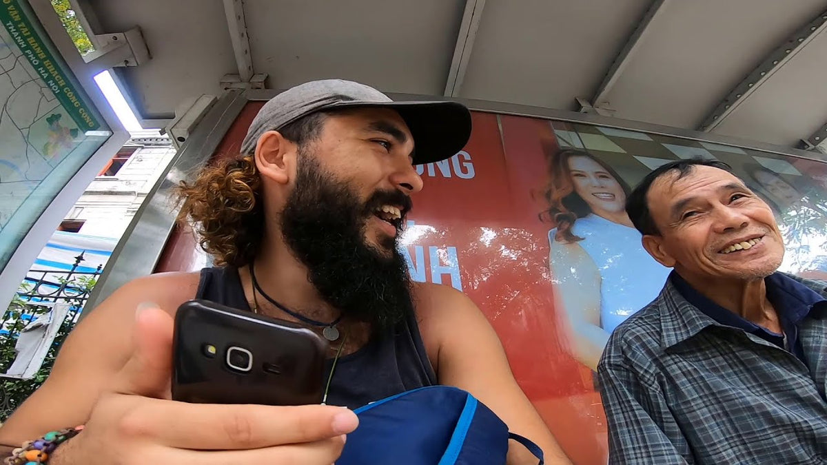 Vietnam’da otostop yaparken çekilmiş fotoğraf.